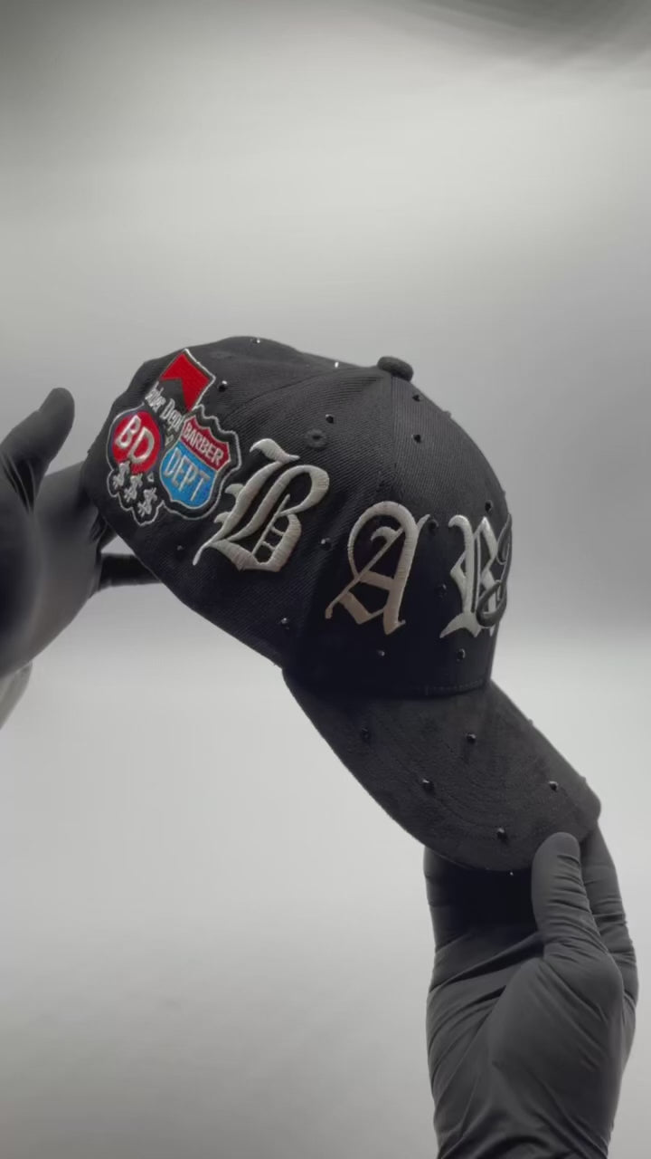 DENIM BARBER HAT